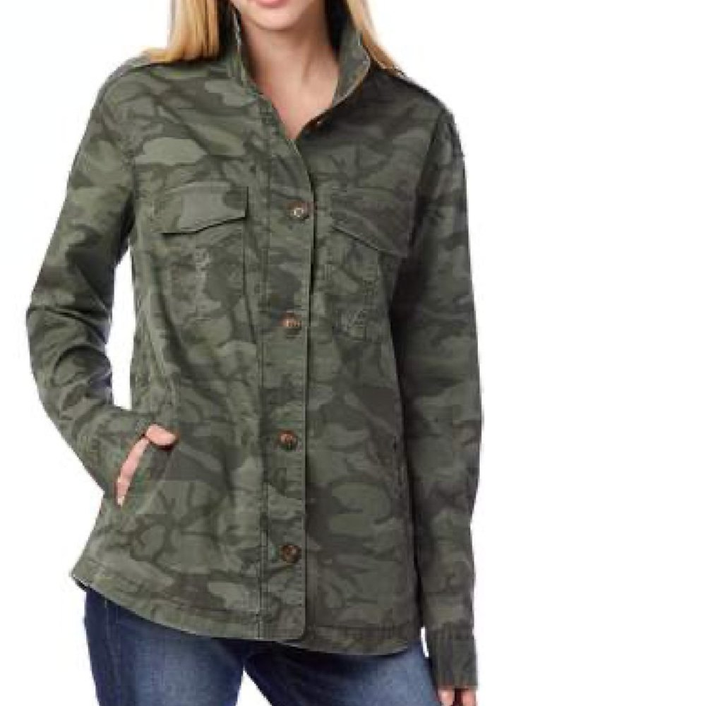 Carlyle Green Camo Shirt Jacket SUPPLIES BY UNION BAY - XL